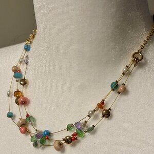 Mutli Colored Beaded Necklace NWT-CLOSET CLEAR OUT PRICE